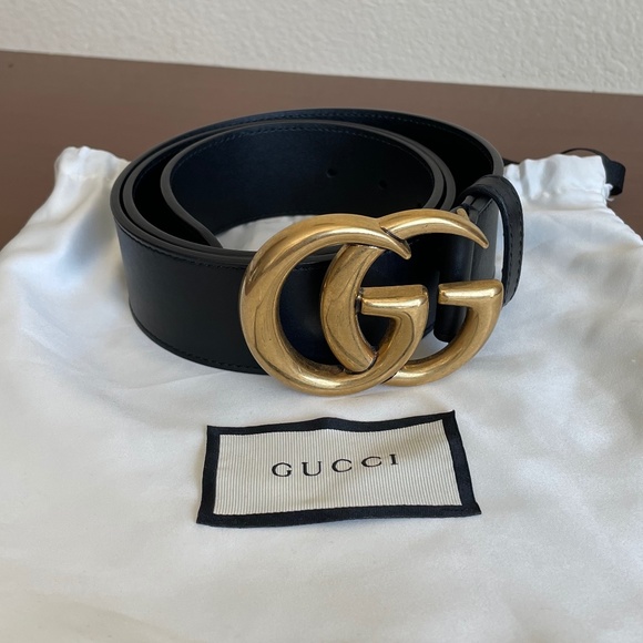 Gucci GG Logo Belt (100% AUTHENTIC)